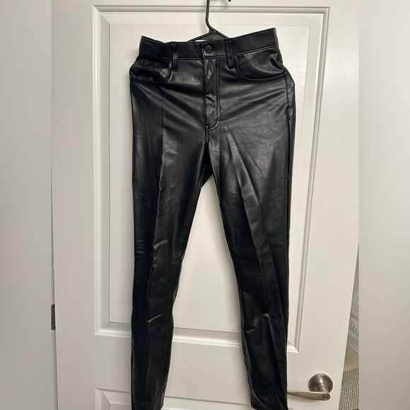 Abercrombie Leather Pants - Picture 1 of 2